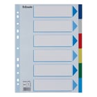 Separadores A4 Polipropileno Cores Sortidas 6 Pestanas - Esselte 1721086