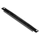 Equip Escova para painel de gestão de cabos de 10", 1U, preta - Equip EZMB-10-B