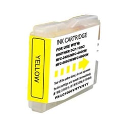 Brother LC1000XL/LC970XL Tinteiro Genérico Amarelo - Substitui LC1000Y/LC970Y - BI-LC1000XLYL