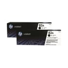 Conjunto de toner HP 83A Preto CF283AD 1500 Pág. 2un - HPCF283AD