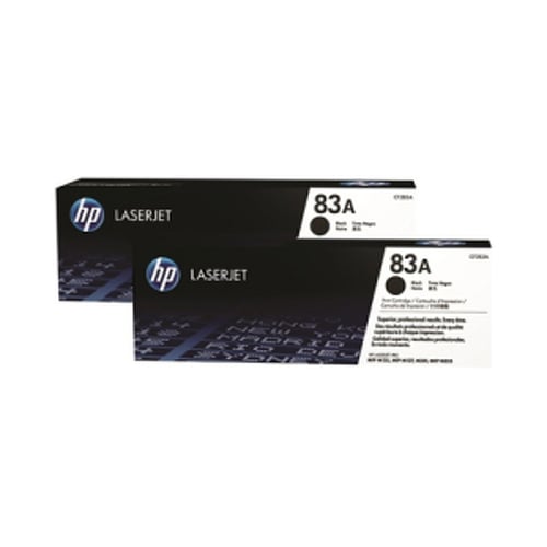 Conjunto de toner HP 83A Preto CF283AD 1500 Pág. 2un - HPCF283AD