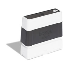 Suporte de carimbos preto. 6 carimbos de 10 x 60 mm - Brother PR1060B6P