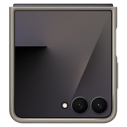 SAMSUNG Capa Vegana B7 FLIP 7 Cinza - Samsung EF-VF766PJEGWW