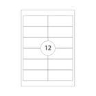 Etiquetas 097x042,3mm 100Fls A4 1200un - Neutral 199Z1608