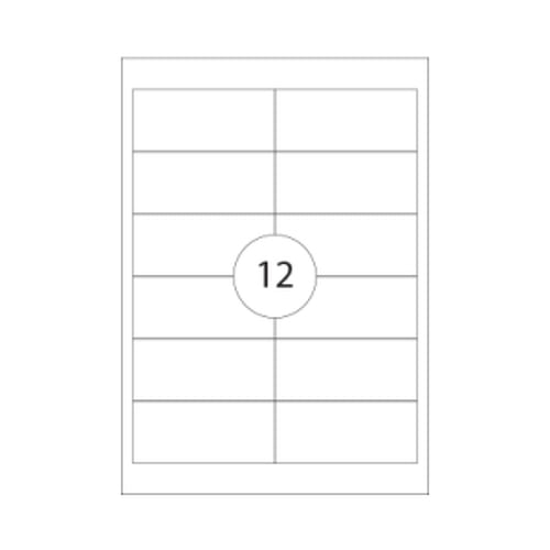 Etiquetas 097x042,3mm 100Fls A4 1200un - Neutral 199Z1608