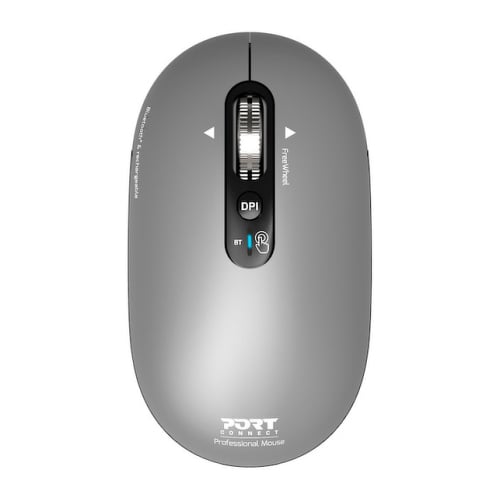Port Rato sem fios e Bluetooth recarregável Pure Mac com scroll magnético e 3200 DPI - Port 910009