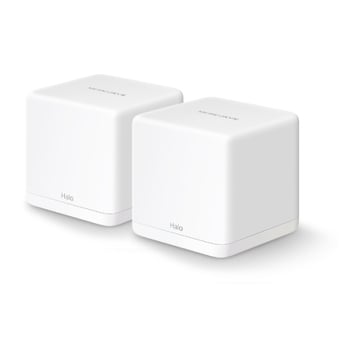 Mercusys H30G Dual Band AC1300 Mesh Wi-Fi System - 2 unidades Halo - Roaming contínuo - Mercusys Halo H30G(2-pack)