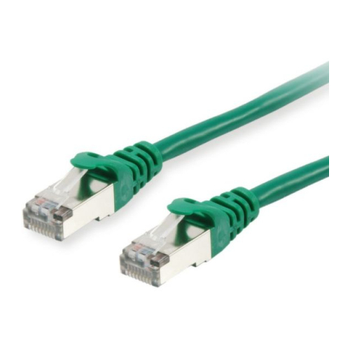CAT. 6A S/FTP PATCH CABLE, GREEN, 25M - Equip 606413