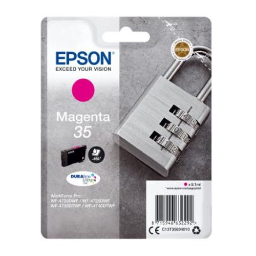 EPSON TINTEIRO MAGENTA 35 PRO WF-4710DTWF/WF-4725DWF/WF-4720DWF - Epson C13T35834020
