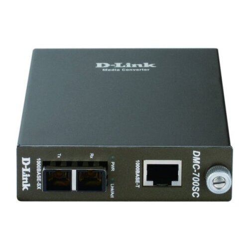 Conversor de Mídia D-Link Gigabit RJ-45 para Fibra Ótica SC - D-Link DMC-700SC