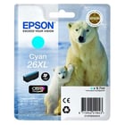 Epson Polar bear Tinteiro Cyan Série 26XL Urso Polar Tinta Claria Premium - Epson C13T26324010