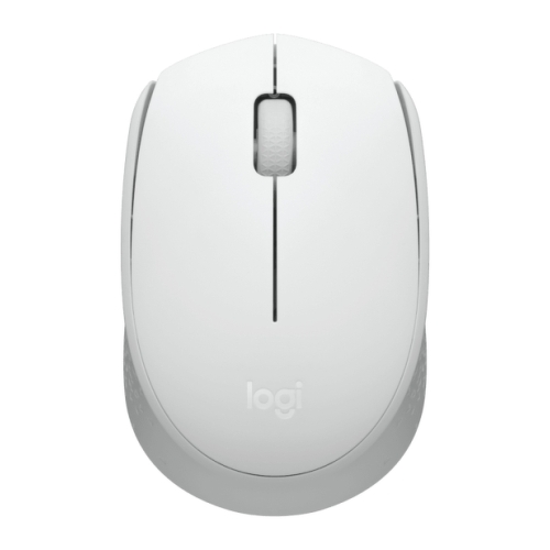 Mouse sem fio Logitech M171 1000 dpi - 3 botões - Uso ambidestro - Branco - Logitech 910-006867