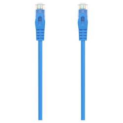 Aisens Patch Cord Cabo de Rede RJ45 LSZH CAT.6A 500 MHZ UTP AWG24 - 25CM - Cor Azul - Aisens A145-0570