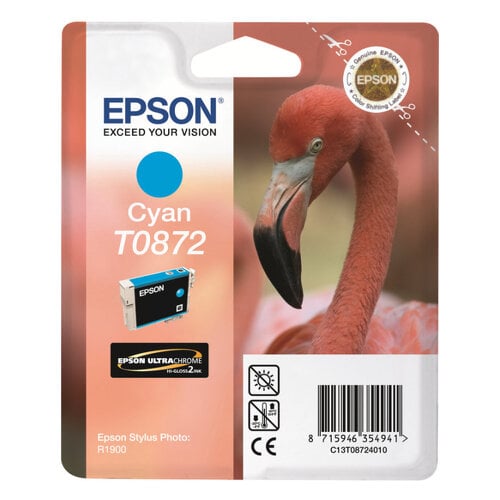 Cartucho de tinta original Epson T0872 ciano - C13T08724010 - Epson C13T08724010