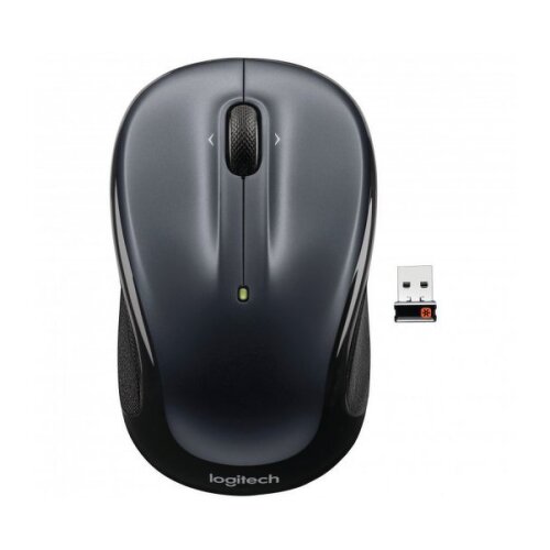 Logitech M325 Rato sem fios 1000dpi - 3 botões - Utilização ambidestra - Cinzento escuro - Logitech 910-002142