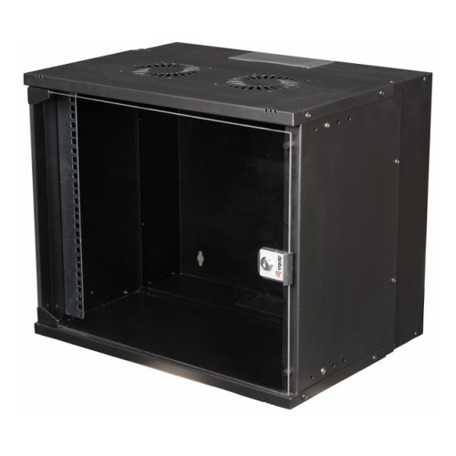 EQUIP ECO BASTIDOR 19" CABINET 09U 540X400MM RAL7035 BLACK - Equip EWM-09-5440-B