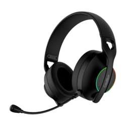 Coolbox WB01 Auriculares Gaming Inalambricos con Microfono - Conectividad Bluetooth 5.4, Inalmabrica 2.4Ghz o Jack - Iluminacion RGB - Autonomia hasta 20h - Cancelacion de Ruido - Color Negro - Coolbox COO-AUM-WB01-B