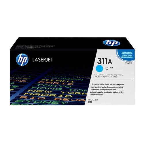 HP 311A Cyan Original LaserJet Cartridge toner 1 unidade(s) Ciano - Q2681A