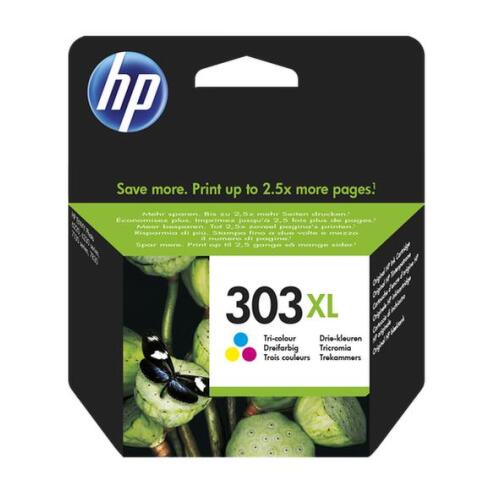 HP TINTEIRO ALTO RENDIMENTO TRICOLOR 303XL - HP T6N03AE