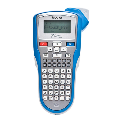 Brother PT-H75, ABC, TZ/TZe, 180 x 180 DPI, 10 mm/seg, Alcalino, Azul, Cinzento, Prateado - Brother PTH75