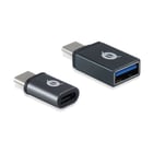 CONCEPTRONIC ADAPTADOR PACK USB-C TO USB-A + USB-C TO MIC USB - Conceptronic 110515107