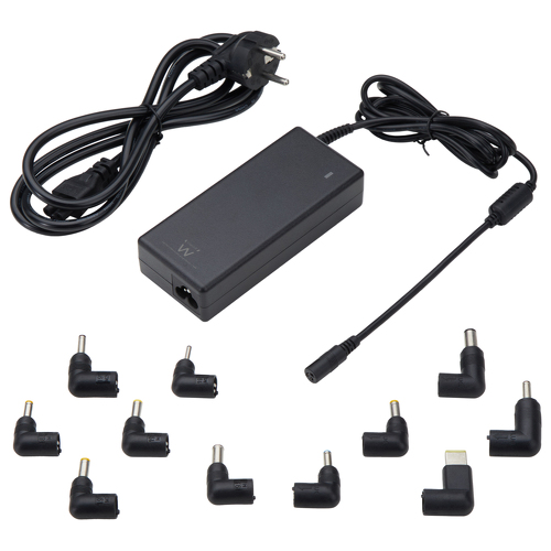 EWENT CARREGADOR UNIVERSAL PORTATIL 90W 10 TIPS - Ewent EW3969