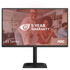 AOC MONITOR IPS 27" 16:9 QHD 4MS 120HZ HDMI DP USB-C COLUNAS HAS PIVOT - AOC Q27E4CV
