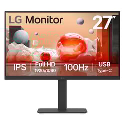 LG MONITOR IPS 27" 16:9 FHD HDMI DP USB-C COLUNAS PIVOT 27BA650-B - LG 27BA650-B.AEU
