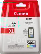 Cartucho de tinta original colorido Canon CL546XL - 8288B004 (bolha com alarme) - Canon 8288B004