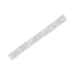 Argolas Espiral Metálicas Passo 5:1 26mm Prata 50un - Neutral 1713538