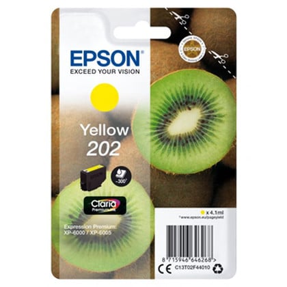 Tinteiro Epson 202 Amarelo C13T02F44010 4,1ml - Epson C13T02F44010