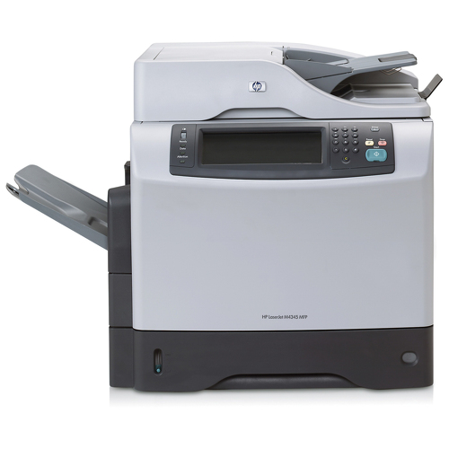HP LaserJet M4345, Laser, Impressão a preto e branco, 1200 x 1200 DPI, Fotocopiadora a preto e branco, Digitalização a cores, Fax a preto e branco - HP CB425A