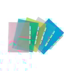 Bolsa Plastico em L A4 c/ 4 Separadores - Vermelho - ErichKrause 10014878