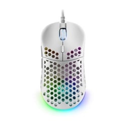 Mars Gaming MM55 USB Gaming Mouse 12800dpi - Painel perfurado - 5 botões - Iluminação RGB Chroma - Uso com a mão direita - Cabo de 1.70m - Mars Gaming MM55W