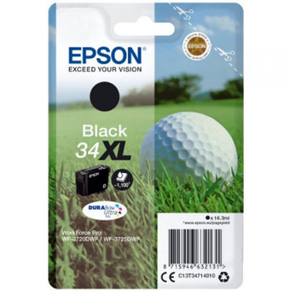 Epson Golf ball C13T34714010 tinteiro 1 unidade(s) Original Rendimento alto (XL) Preto - Epson C13T34714010
