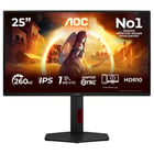 AOC MONITOR IPS 25" (24.5) FHD 1MS 260HZ HDMI DP HAS - AOC 25G4ZR