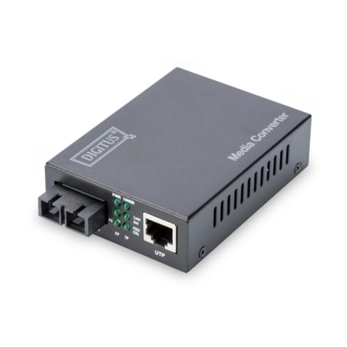 DIGITUS MEDIA CONVERTER SM SC-1000BASE-LX / RJ45(10/100/1000) 10KM - DIGITUS DN-82121-1