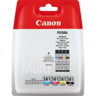 Canon CLI581 Embalagem de 4 Tinteiros Originais - 2103C004/2103C007 - Canon 2103C007
