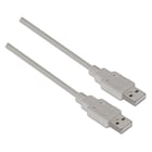 Cabo USB 2.0 Aisens - Tipo A Macho para Macho - 1,0 m - Cor Bege - Aisens A101-0021