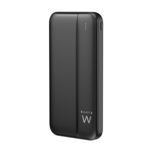 Ewent EW1161 Powerbank 10000mAH 22.5W PD e QC - USB-A, USB-C - Cor preta - Ewent EW1161