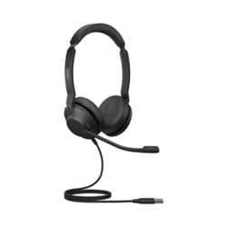 Auscultadores USB Jabra Evolve2 30 MS com microfone - Cancelamento de ruído - Banda para a cabeça ajustável - Controlos no ouvido - Cabo de 1,5 m - Preto - Jabra 306062