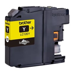 Tinteiro de tinta de mega capacidade amarelo - Brother LC12EY