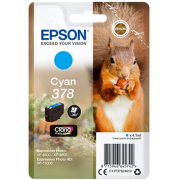 Epson Squirrel C13T37824010 tinteiro 1 unidade(s) Original Rendimento padrão Ciano - Epson C13T37824010