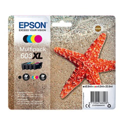 EPSON TINTEIRO PACK 4 CORES 603 XL XP-28xx/3100/21xx/3105/41xx - Epson C13T03A64020