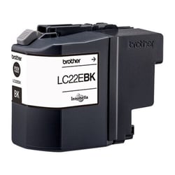 Tinteiro de tinta de mega capacidade preto - Brother LC22EBK
