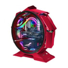 Mars Gaming MCORB Torre Circular Gaming Premium - Doble Cristal Templado - Refrigeracion Extrema para 9 Ventiladores - Interior XL - Color Rojo - Mars Gaming 295117