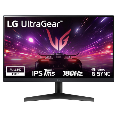 LG MONITOR IPS 24" (23.8") 16:9 FHD 180HZ 1MS HDMI DP 24GS60F-B - LG 24GS60F-B.AEU