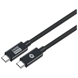 Conceptronic ETTA04B12 Cabo USB 4.0 Gen 3 C-C PD 3.1 de 240 W, 1,2 m, 48 V 5 A, 40 Gbps, E-Mark - Conceptronic ETTA04B12