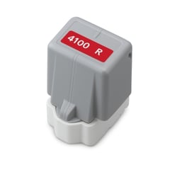 Tinteiro genérico de pigmento vermelho Canon PFI4100 - Substitui o PFI4100R/6785C001 - Canon CI-PFI4100R(PG)