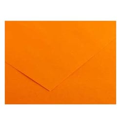 Cartolina 50x65cm Laranja Clementina 185g 1 Folha Canson - Canson 17240223